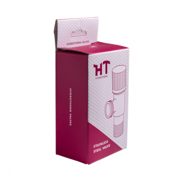 SOLONE Кран кутовий нерж 1/2"х3/4"