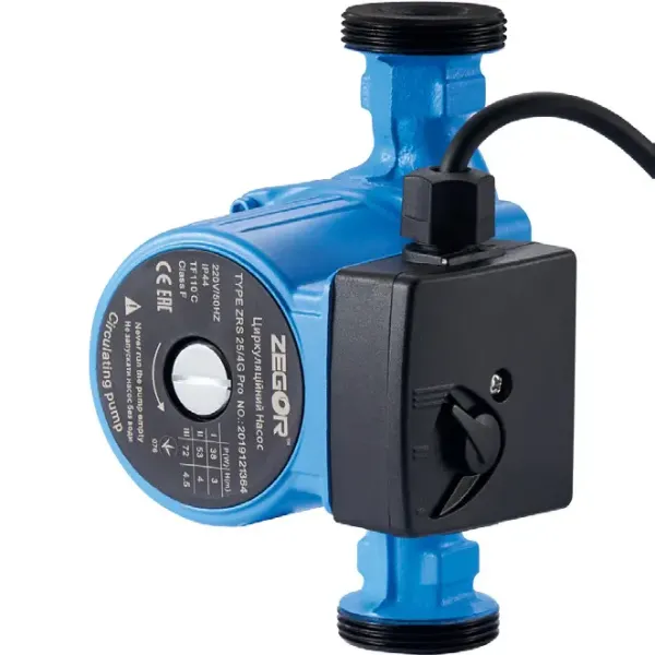 ZEGOR насос циркуляційний 32/6-180 /з гайками./без каб./синій/24міс.гарантія