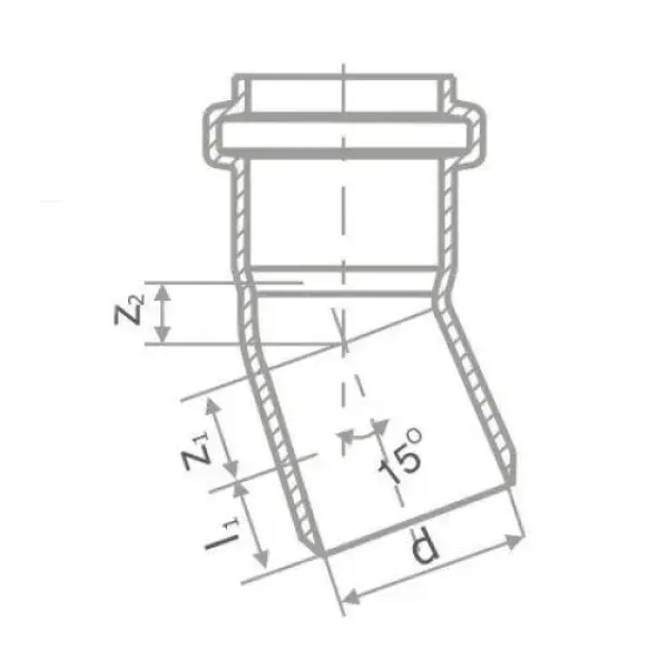 Коліно S-Line 50*15