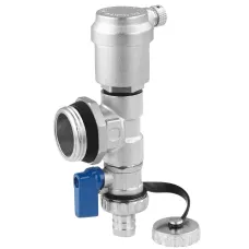 ZEGOR Зливна група для колектора 1" /нікель