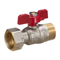 Кран кульовий 1/2" (з накидною гайкою) ZEGOR PN40