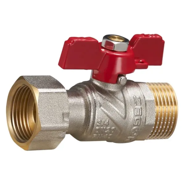 Кран шаровий 3/4" накидна гайка ZEGOR PN40