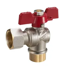 Кран шаровий КУТ 1/2" накидна гайка ZEGOR PN40