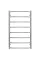 Рушникосушка Трапеція 500х900 Deffi (Хром, нижнє підкл.)