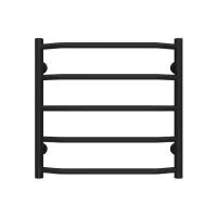 Рушникосушка Трапеція 500*600 Deffi (Чорний, нижнє підкл.)