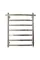 Рушникосушка 450*700 (нержавіюча сталь, нижнє підключення)