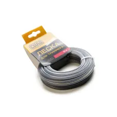 Лiска для тримера 2,7 мм квадрат армований 15 м (СИЛА)