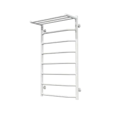 Рушникосушка Трапеція з поличкою 500*900 Deffi (біла, нижнє підкл.)