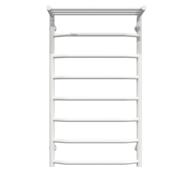 Рушникосушка Трапеція з поличкою 500*900 Deffi (біла, нижнє підкл.)