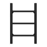 Рушникосушка Оріон 300*500 Deffi (Чорний, нижнє підкл.)