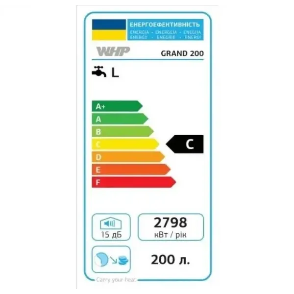 Бойлер WHP GRAND 200 2.0 кВт