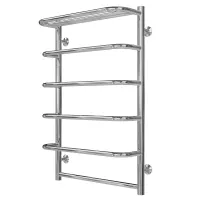 Рушникосушка Стандарт з полицею 500х800 Deffi (хром, нижнє підкл.)