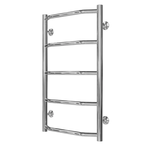 Рушникосушка Трапеція 400х700 Deffi з полицею (Хром, нижнє підкл.)