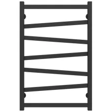 Рушникосушка Alpha 500*800 Deffi (Чорна, нижнє підкл.)