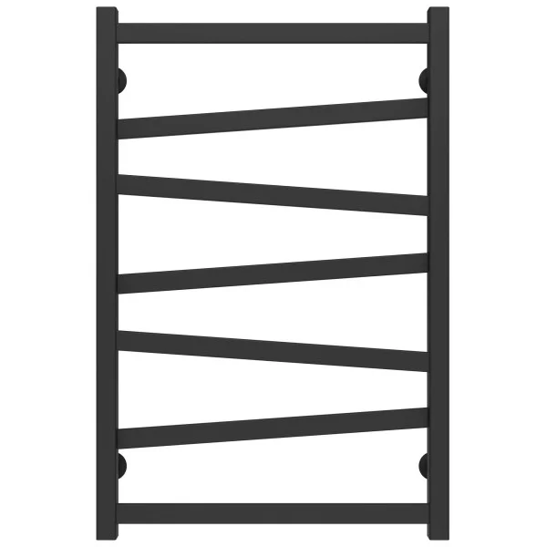 Рушникосушка Alpha 500*800 Deffi (Чорна, нижнє підкл.)