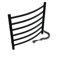 Рушникосушка електрична Heizung 660x550/ ЧОРНА / 97Вт /з терморегулятором