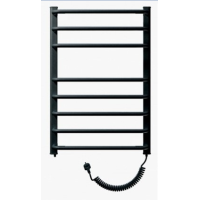 Рушникосушка електрична Heizung 860x550/ ЧОРНА / 161Вт /з терморегулятором