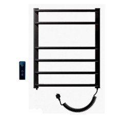 Рушникосушка електрична Heizung 660x550 SENSOR/ ЧОРНА/ 135Вт