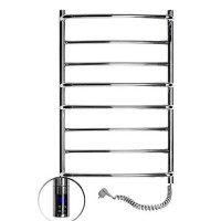 Рушникосушка електрична Омега нержавійка 530х800 Sensor (Ліва, 123Вт)