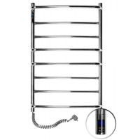 Рушникосушка електрична Омега нержавійка 530х800 Sensor (Права, 123Вт)