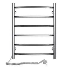 Рушникосушка електрична Камелія нержавійка 480х800  (Ліва)