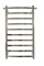 Рушникосушка 500*1200 (нержавіюча сталь, нижнє підключення)