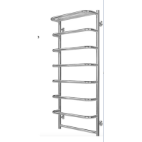 Рушникосушка Sunny PLUS 400х1000 (нержавіюча сталь,нижнє підключення)
