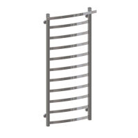 Рушникосушка VEGA light PLUS П11 450х1200 (нержавіюча сталь,нижнє підключення)