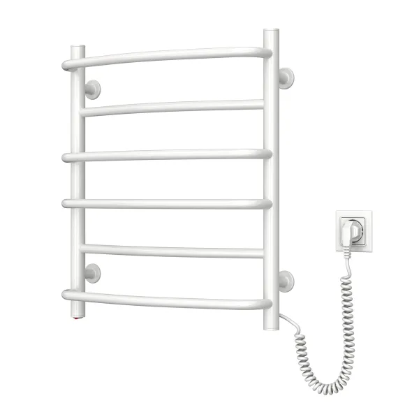 Рушникосушка електрична Омега 530х600 (Права, 128 Вт)