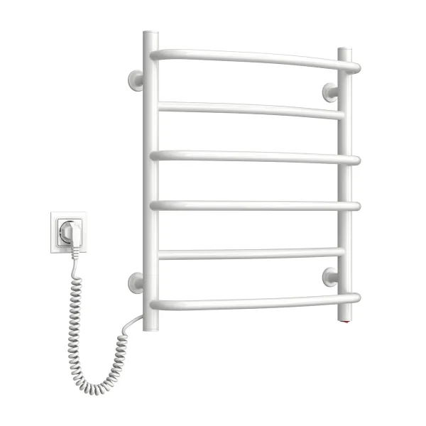 Рушникосушка електрична Омега 530х600 (Ліва, 128 Вт)