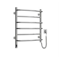 Рушникосушка електрична Омега нержавійка 530х600 (Права, 88Вт)