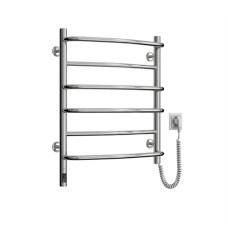 Рушникосушка електрична Омега нержавійка 530х600 (Права, 88Вт)