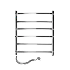 Рушникосушка електрична Омега нержавійка 530х600 (Ліва, 88Вт)