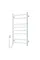 Рушникосушка електрична Авангард 480х800 БІЛА  (Ліва, 152Вт)