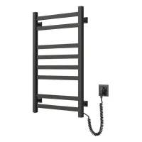 Рушникосушка електрична Авангард 480х800 ЧОРНА  Sensor (Права, 152Вт)