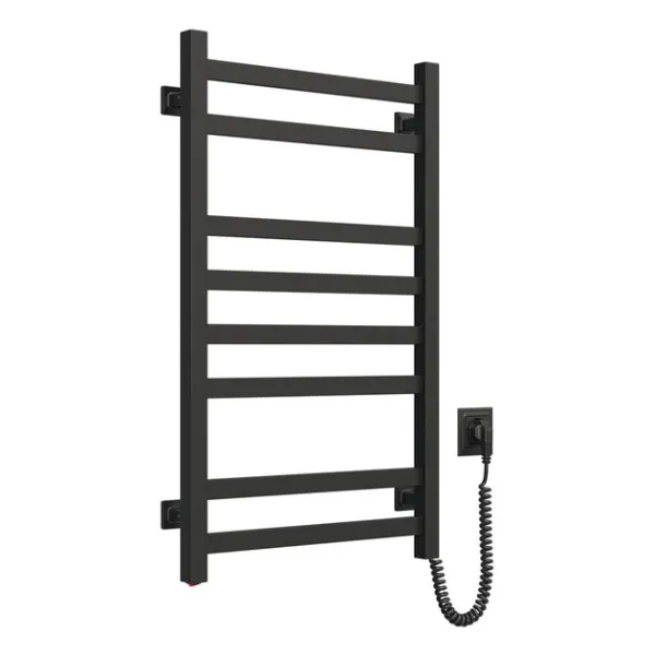 Рушникосушка електрична Авангард 480х800 ЧОРНА  Sensor (Права, 152Вт)
