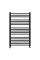 Рушникосушка 860x550/ ЧОРНА /плоска /452Вт Heizung