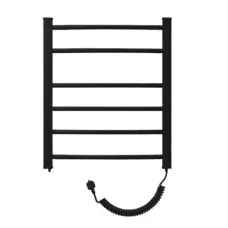 Рушникосушка електрична Heizung 660x550/ЧОРНА/ 97 Вт/з терморегулятором