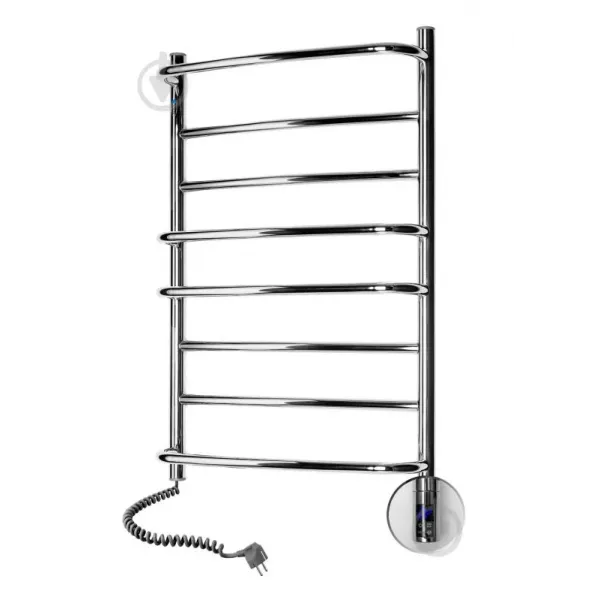 Рушникосушка електрична Омега нержавійка 530х800 Sensor (Права, 123Вт)