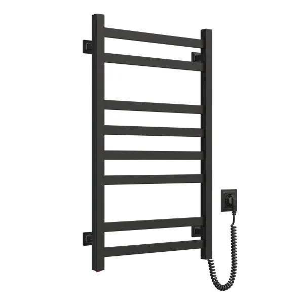 Рушникосушка електрична Авангард 480х800 ЧОРНА  (Права 152Вт)