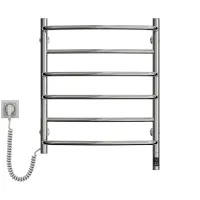 Рушникосушка електрична Омега нержавійка 530х600 Sensor (Ліва, 88Вт)