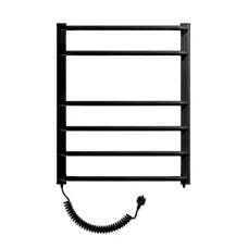 Рушникосушка електрична Heizung 660x550/ ЧОРНА/ 135Вт /з терморегулятором