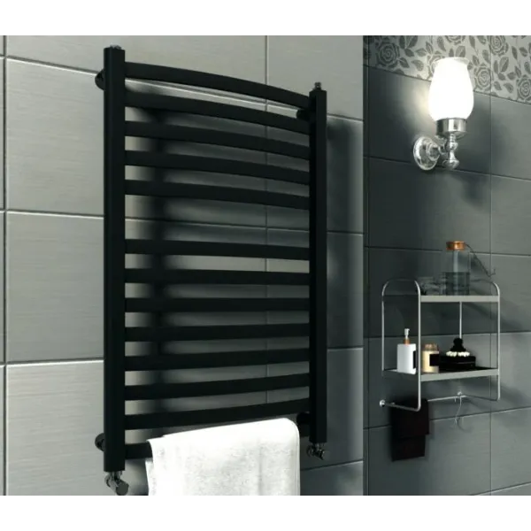 Рушникосушка КИЇВ 1240*550/ ЧОРНА /540Вт/Heizung
