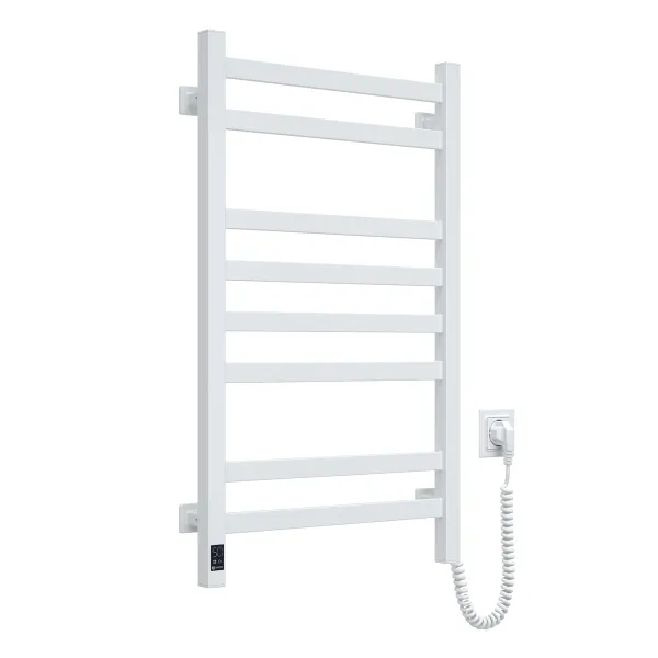 Рушникосушка електрична Авангард 480х800 БІЛА Sensor  (Ліва , 152Вт)