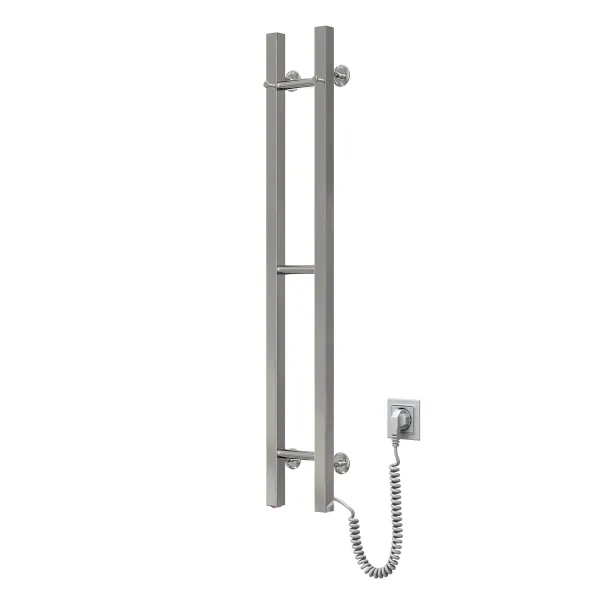 Рушникосушка електрична  нержавійка Сілует Квадро 160/1000 права