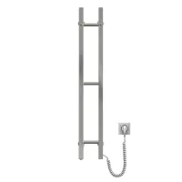 Рушникосушка електрична  нержавійка Сілует Квадро 160/1000 права