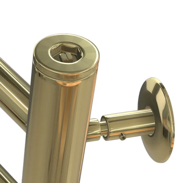 Рушникосушка електрична Камелія 500/800  золото (Вода)