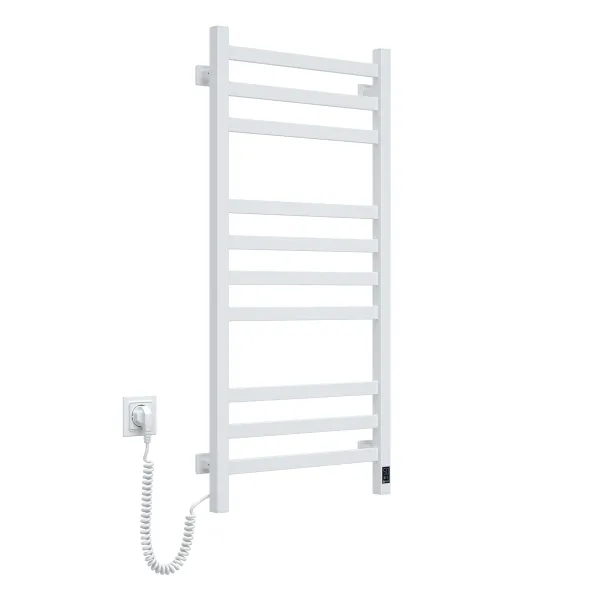 Рушникосушка електрична Авангард 480х1000 БІЛА  Sensor (Ліва, 152Вт)