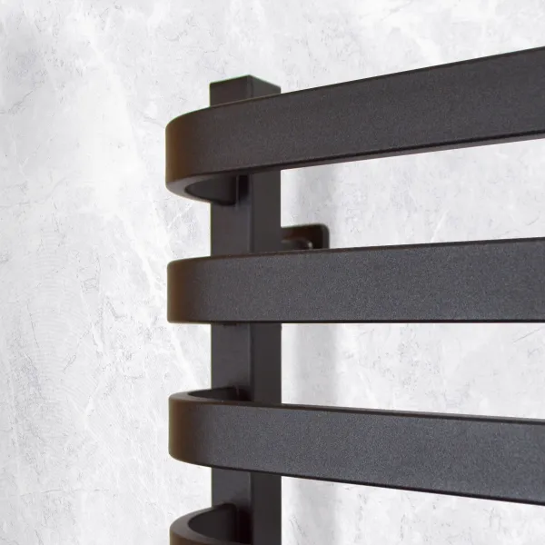 Рушникосушка електрична Stugna  480х1000 Sensor ЧОРНА  (Права, 240Вт)