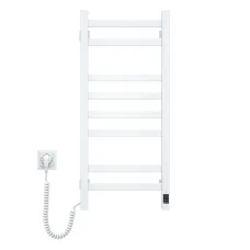 Рушникосушка електрична Авангард 360х800 БІЛА Sensor (Ліва, 107Вт)